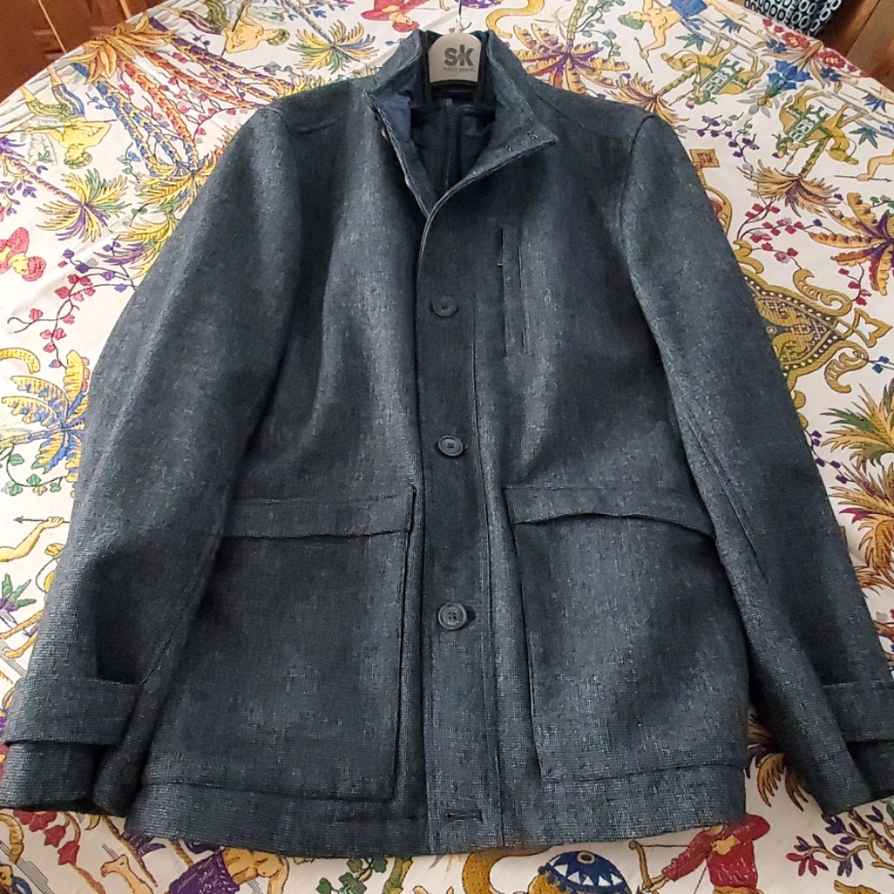 Ted Baker black and white tweed jacket